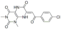  7-[2-(4-氯苯基)-2-氧代亞乙基]-1,5,7,8-四氫-1,3-二甲基-2,4,6(3H)-蝶啶三酮結(jié)構(gòu)式_904600-45-9結(jié)構(gòu)式