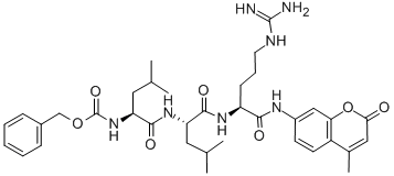 Z-leu-leu-arg-amc結(jié)構(gòu)式_90468-17-0結(jié)構(gòu)式