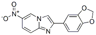 2-Benzo[1,3]dioxol-5-yl-6-nitro-imidazo[1,2-a]pyridine Structure,904813-81-6Structure