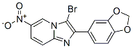 2-Benzo[1,3]dioxol-5-yl-3-bromo-6-nitro-imidazo[1,2-a]pyridine Structure,904814-03-5Structure