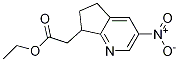 Ethyl 2-(3-nitro-6,7-dihydro-5h-cyclopenta[b]pyridin-7-yl)acetate Structure,904929-05-1Structure