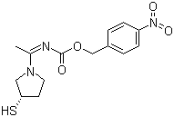 4-Nitrobenzyl-1-((S)-3-mercaptopyrrolidin-1-yl)ethylidenecarbamate Structure,90505-36-5Structure