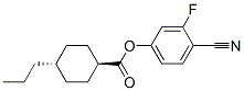 4-Cyano-3-fluorophenyl trans-4-propylcyclohexanecarboxylate Structure,90525-57-8Structure