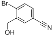 4-Bromo-3-(hydroxymethyl)benzonitrile Structure,905710-66-9Structure