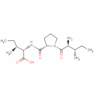 L-異亮氨酰-L-脯氨酰-L-異亮氨酸結(jié)構(gòu)式_90614-48-5結(jié)構(gòu)式