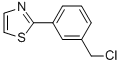 2-[3-(Chloromethyl)phenyl]-1,3-thiazole Structure,906352-60-1Structure