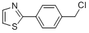 2-[4-(Chloromethyl)phenyl]-1,3-thiazole Structure,906352-61-2Structure