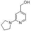 (2-Pyrrolidin-1-ylpyrid-4-yl)methanol Structure,906352-65-6Structure