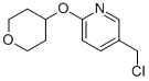 5-(Chloromethyl)-2-(tetrahydropyran-4-yloxy)pyridine Structure,906352-80-5Structure