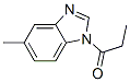 1H-benzimidazole, 5-methyl-1-(1-oxopropyl)- (9ci) Structure,906755-62-2Structure