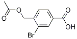 4-(Acetoxymethyl)-3-bromobenzoic acid Structure,90772-73-9Structure