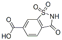 3-氧代-2,3-二氯-1,2-苯異硫唑-6-羧酸 1,1-二氧化物結(jié)構(gòu)式_90779-46-7結(jié)構(gòu)式