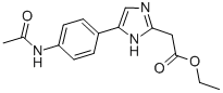 5-[4-(Acetylamino)phenyl]-1h-imidazole-2-acetic acid ethyl ester Structure,908007-24-9Structure