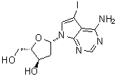 7-Deaza-2-deoxy-7-iodoadenosine Structure,908130-61-0Structure