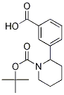 2-(3-Carboxy-phenyl)-piperidine-1-carboxylic acid tert-butyl ester Structure,908334-24-7Structure