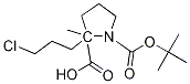 1-Tert-butyl 2-methyl 2-(3-chloropropyl)pyrrolidine-1,2-dicarboxylate Structure,909076-34-2Structure