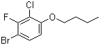 1-Bromo-4-butoxy-3-chloro-2-fluorobenzene Structure,909122-20-9Structure