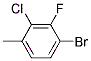 4-Bromo-2-chloro-3-fluorotoluene Structure,909122-21-0Structure