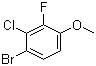 1-Bromo-2-chloro-3-fluoro-4-methoxy-benzene Structure,909122-27-6Structure