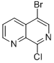 5-Bromo-8-chloro-1,7-naphthyridine Structure,909649-06-5Structure