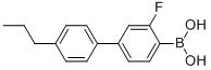 4-Propyl-3-fluorobiphenyl-4-boronicacid Structure,909709-42-8Structure