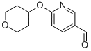 6-(Tetrahydropyran-4-yloxy)nicotinaldehyde Structure,910036-95-2Structure