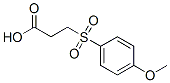 3-[(4-Methoxyphenyl)sulfonyl]propanoic acid Structure,91062-23-6Structure