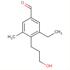 3-Ethyl-4-(3-hydroxy-propyl)-5-methyl-benzaldehyde Structure,910635-31-3Structure