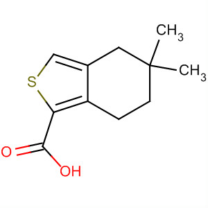 5,5-Dimethyl-4,5,6,7-tetrahydro-benzo[c]thiophene-1-carboxylic acid Structure,910635-40-4Structure