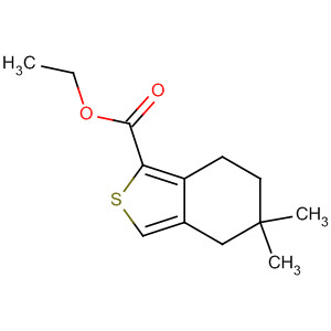 5,5-Dimethyl-4,5,6,7-tetrahydro-benzo[c]thiophene-1-carboxylic acid ethyl ester Structure,910635-41-5Structure