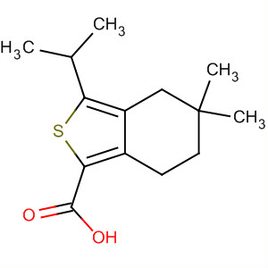 3-Isopropyl-5,5-dimethyl-4,5,6,7-tetrahydro-benzo[c]thiophene-1-carboxylic acid Structure,910635-47-1Structure