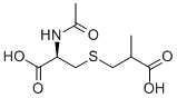 3-(2-Acetamido-3-hydroxy-3-oxo-propyl)sulfanyl-2-methyl-propanoic acid Structure,910898-81-6Structure