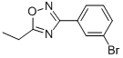 3-(3-Bromophenyl)-5-ethyl-1,2,4-oxadiazole Structure,911049-01-9Structure