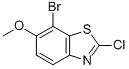 7-Bromo-2-chloro-6-methoxybenzothiazole Structure,911056-05-8Structure