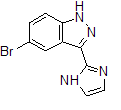 5-Bromo-3-(1h-imidazol-2-yl)-1h-indazole Structure,911305-83-4Structure