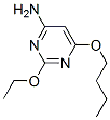 Pyrimidine, 4-amino-6-butoxy-2-ethoxy- (7ci) Structure,91141-27-4Structure