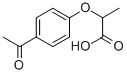 2-(4-Acetylphenoxy)propanoic acid Structure,91143-71-4Structure