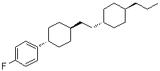 Benzene, 1-fluoro-4-[trans-4-[2-(trans-4-propylcyclohexyl)ethyl]cyclohexyl]- Structure,91162-04-8Structure