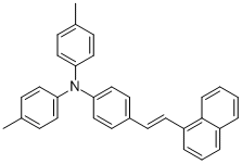 {4-[2-(1-Naphthalenyl)vinyl]phenyl}-di-p-tolyl-amine Structure,91175-22-3Structure