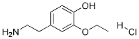 4-(2-Aminoethyl)-2-ethoxyphenol hydrochloride Structure,91252-20-9Structure