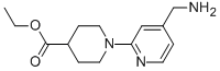 Ethyl 1-[4-(aminomethyl)pyrid-2-yl]piperidine-4-carboxylate Structure,912569-46-1Structure