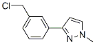 3-(1-Methylpyrazol-3-yl)benzyl chloride Structure,912569-61-0Structure