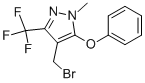 4-(Bromomethyl)-1-methyl-5-phenoxy-3-(trifluoromethyl)-1h-pyrazole Structure,912569-72-3Structure