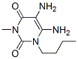 5,6-Diamino-1-butyl-3-methylpyrimidine-2,4(1H,3H)-dione Structure,91260-72-9Structure