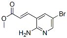 3-(2-Amino-5-bromo-pyridin-3-yl)-acrylic acid methyl ester Structure,912760-74-8Structure