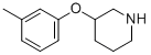 3-(M-Tolyloxy)piperidine Structure,912761-71-8Structure