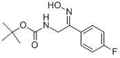 [2-(4-Fluoro-phenyl)-2-hydroxyimino-ethyl]-carbamicacidtert-butylester Structure,912762-56-2Structure