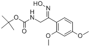 [2-(2,4-Dimethoxy-phenyl)-2-hydroxyimino-ethyl]-carbamicacidtert-butylester Structure,912762-70-0Structure