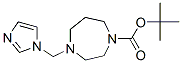 4-咪唑-1-甲基-[1,4]二氮雜-1-羧酸叔丁酯結構式_912763-08-7結構式