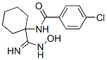 4-Chloro-N-[1-(N-hydroxycarbamimidoyl)-cyclohexyl]-benzamide Structure,912763-51-0Structure